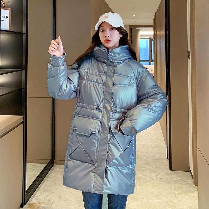 Compra Mujeres De Invierno Largo Parkas Abrigo 2021 Casual Shiny Tela Con  Capucha Espesado Chaquetas Snow Parkas Abrigo Para Tamaño Femenino M XL  Barato | Entrega Rápida Y Calidad | Es.Dhgate
