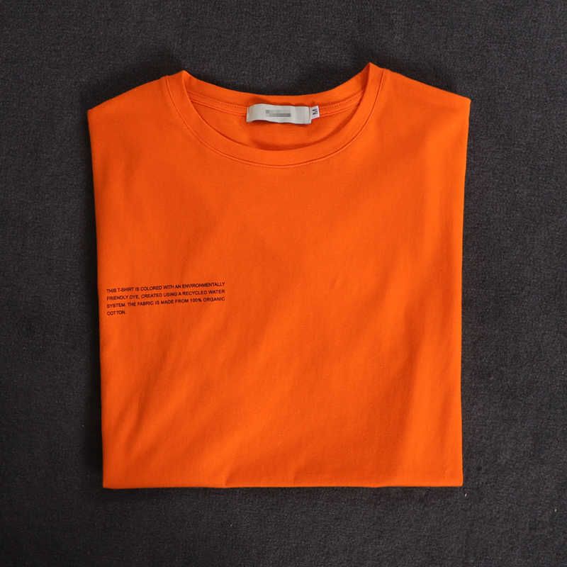 Orangefarbene T -Shirts