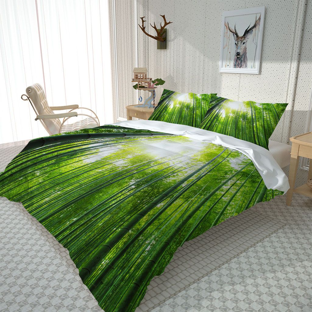 Compra Conjunto De Ropa De Cama De Bambú Verde De La Reina Completa Gemela  Conjuntos De Bambú Verde Conjuntos De Cobertura De Edredones US $ 180.00  220.00 Descuento Instantáneo: US $ 12.00