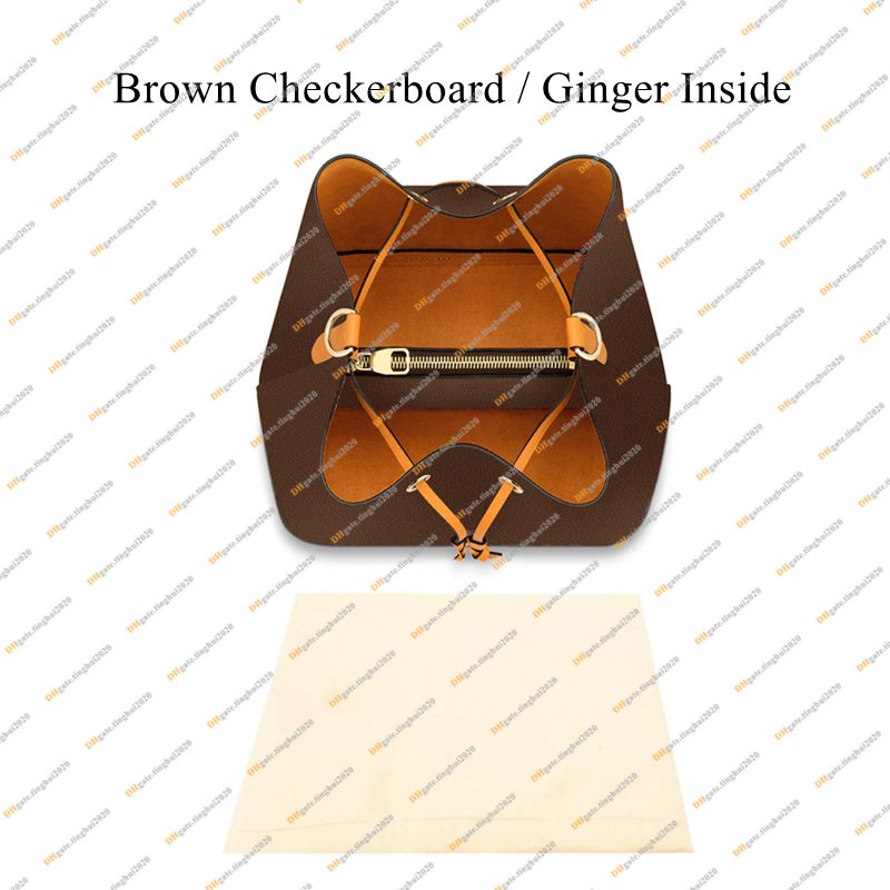 Brown Checkerboard & Ginger Inside