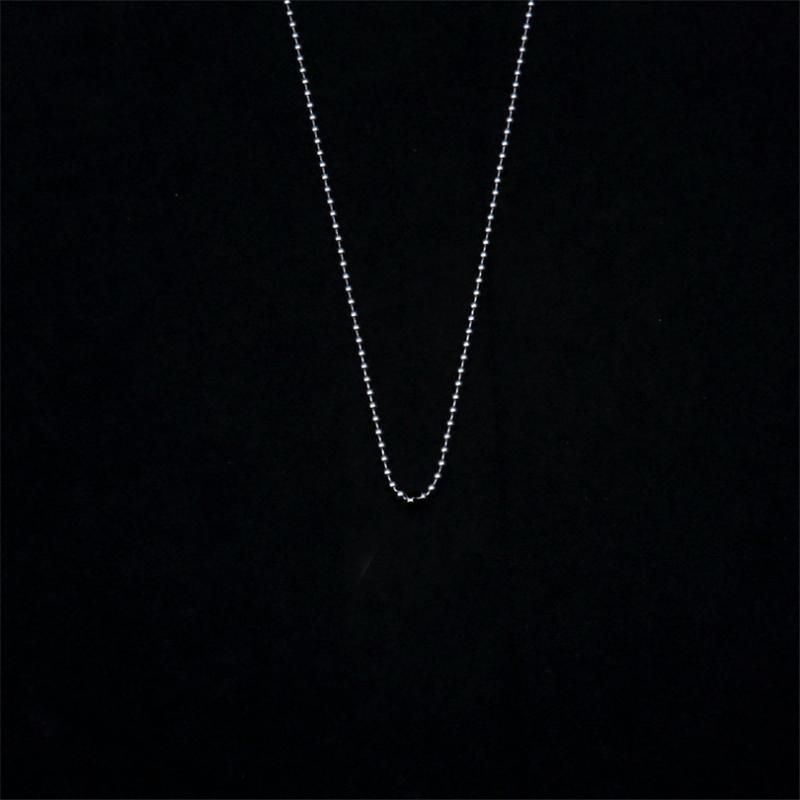 Anhänger Halsketten 2023 Einschichtige Münzkette Choker Halskette für Frauen und Mann Sier Farbe Mode Hip Hop Clavicle_voghion.com