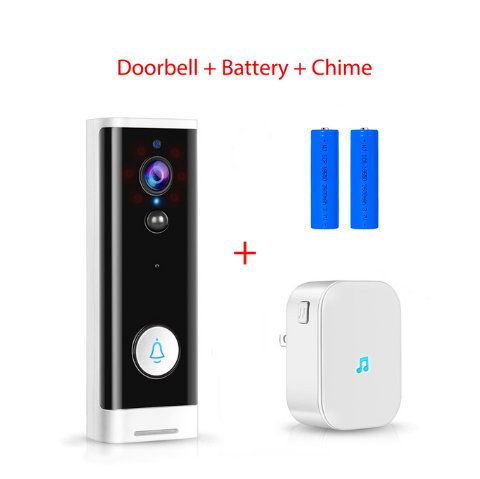 Doorbell + Chime + Batteri