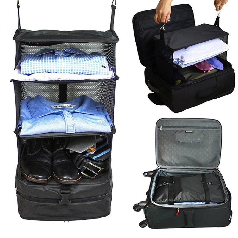 Compra Organizador De 3 Capas Organizador Portátil Equipaje Portátil Maleta  Organizador Colgando Estantes De Viaje Embalaje Cubo Armario Bolsas De  Almacenamiento Barato | Entrega Rápida Y Calidad | Es.Dhgate