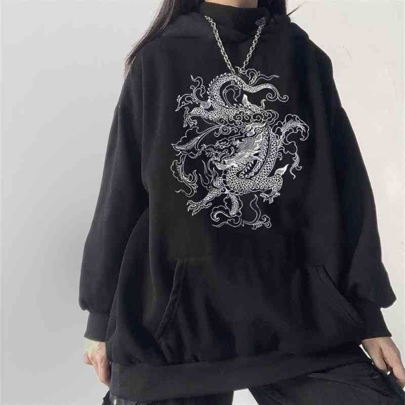 Buy Dropshipping Mens Hoodies \u0026 Sweatshirts Online, Cheap Draak Element  Print Dropshipping Harajuku Retro Zwarte Hoodie Top Oversized Street Lady  Trui Kleding Voldaan Lange Mouwen By Tshirtlv2 | DHgate.Com