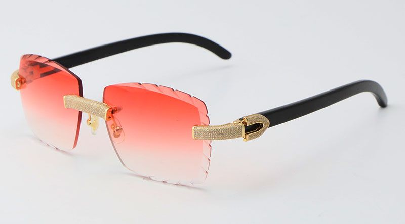 Gold Red Lens