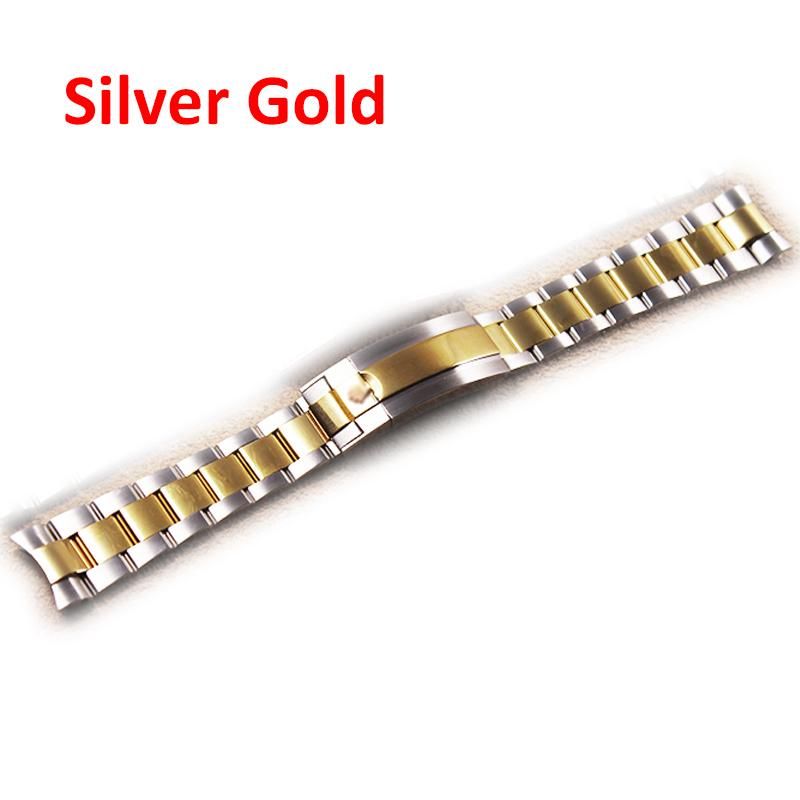 Oro argento 21mm con logo