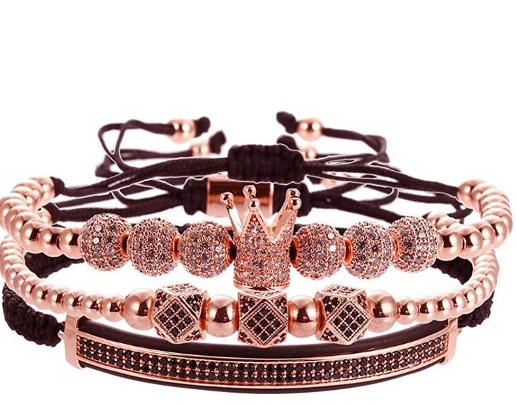 Rose Gold met Romeinse armband