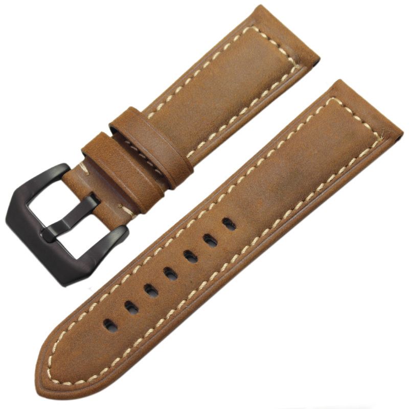 Brown Black Buckle-24mm