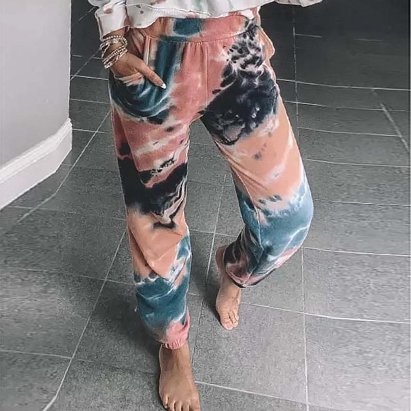 tie dye drawstring pants