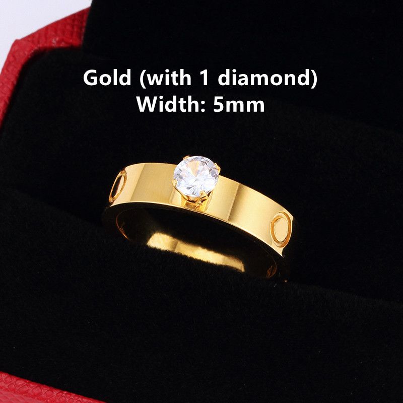 Goldo de 5 mm con 1 diamante (sin caja)
