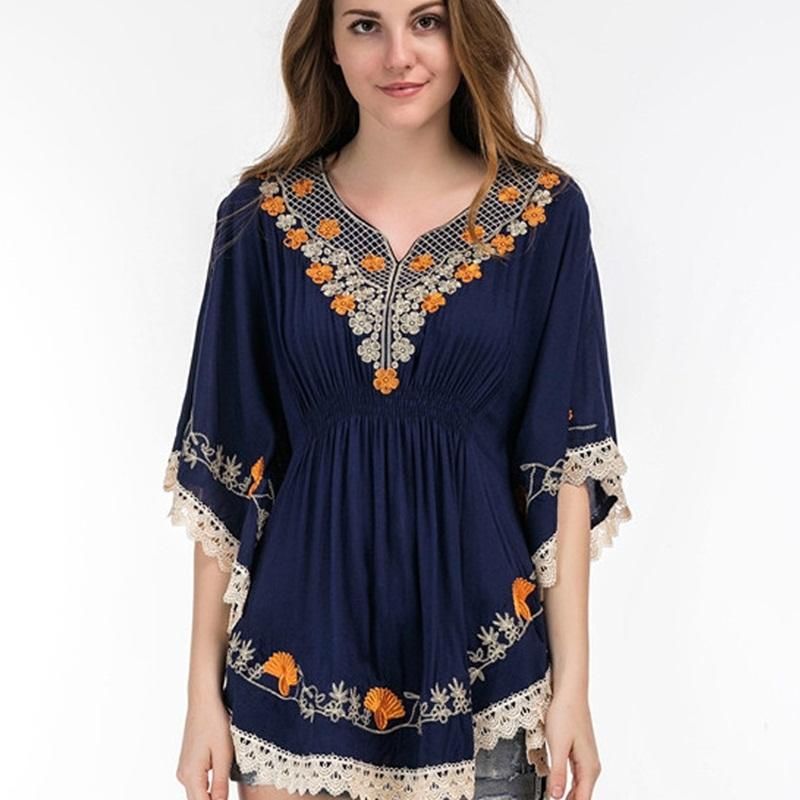 blusa hippie feminina
