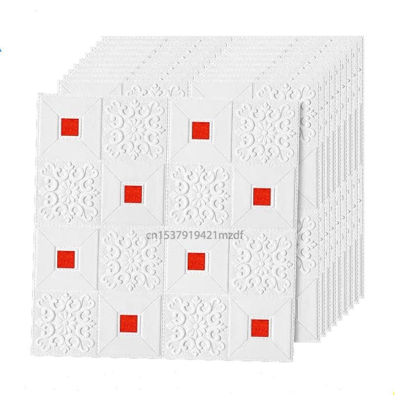Beyaz Kırmızı 1 adet 35x35 cm