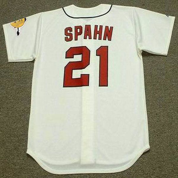 21 Warren Spahn 1960#039; s branco