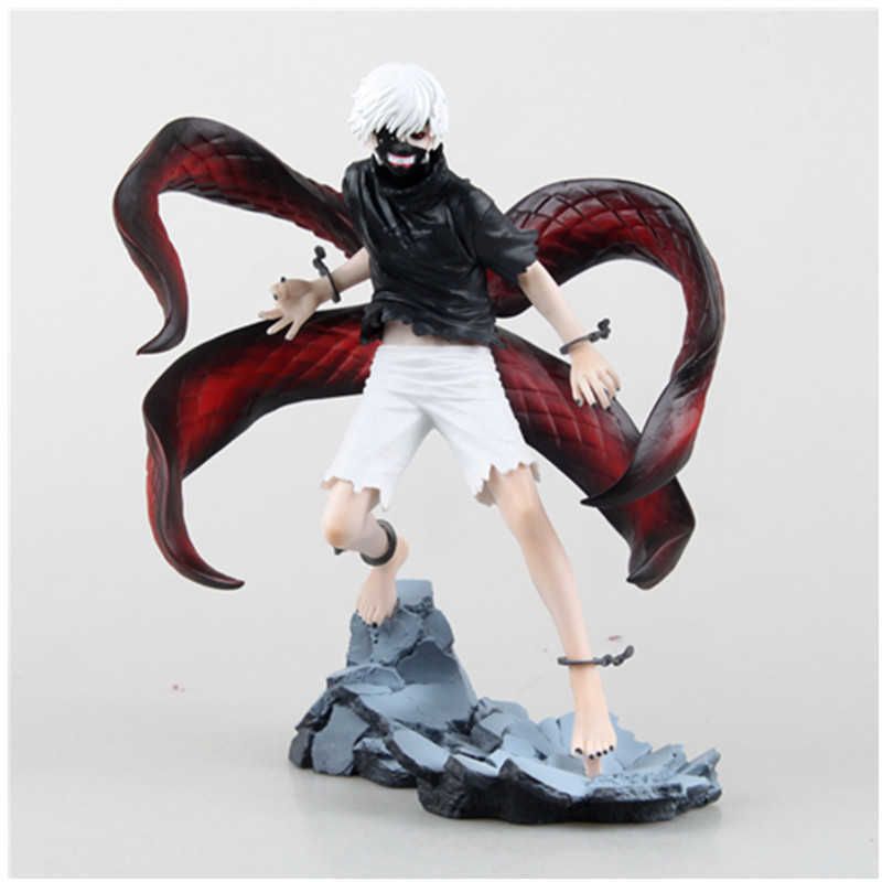 Generalmente hablando Frustración alias 18cm Anime Tokyo Ghoul Figura de acción Ken Kaneki PVC estatua  coleccionable Modelo de juguete Regalo