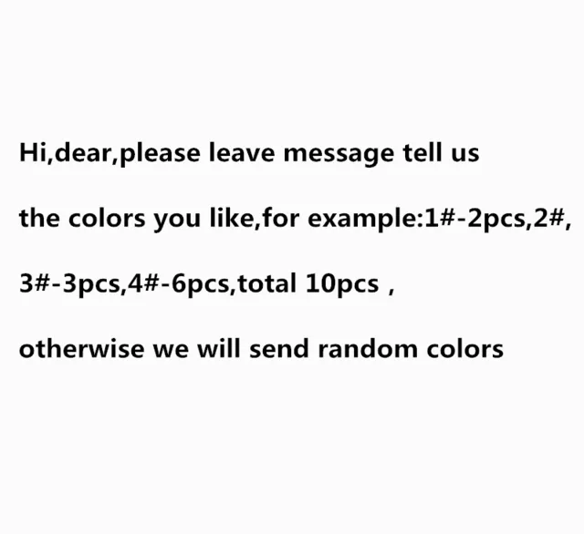Message Color Number