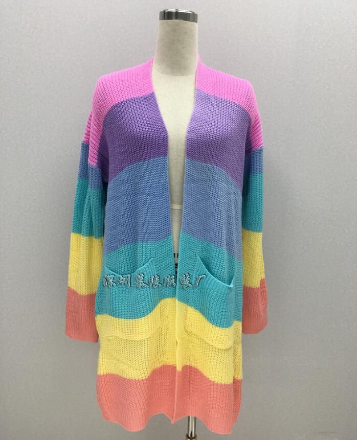 cardigan arco íris