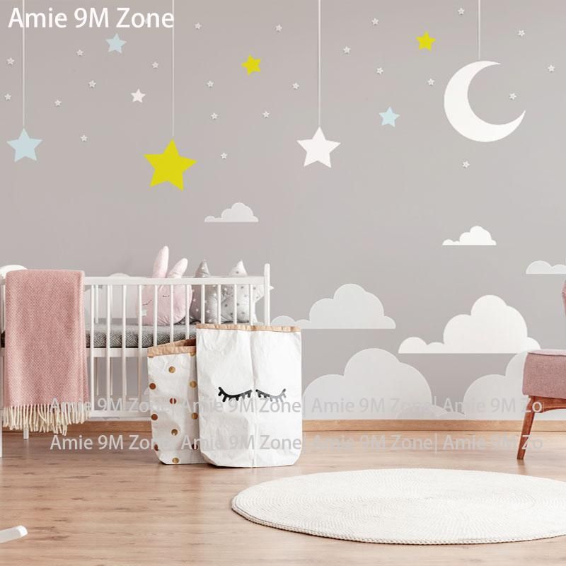 Fondos de pantalla de color gris claro fondo de color blanco luna amarillo estrellas nube dibujos animados kid's room all decoración Descuento del cliente Tamaño de la pared Fondo de pantalla Fondos de pantalla de color gris claro fondo de color blanco luna amarillo estrellas nube dibujos animados kid's room all decoración Descuento del cliente Tamaño de la pared Fondo de pantalla