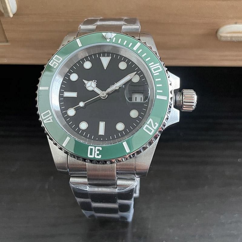 BEZEL BLACK SAPPHIRE DATE MENS 