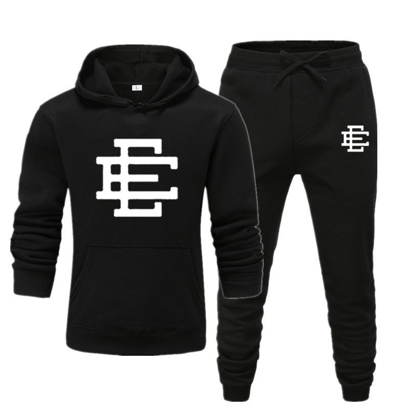 Hot Brand Eric Emanuel Ee Men Suit Sweatshirt Sweatpants Sets Tracksuit  Male Hooded Sportswear Sudadera Hombre From Dhgatehhh, $19.61