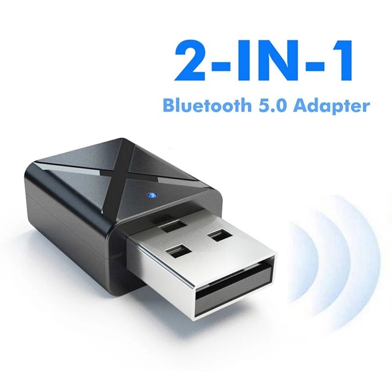 USB Adaptateur Bluetooth clé pour pc transmetteur, BT5.0 dongle pour TV  Connexion Jack 3.5mm pour Voiture/système Audio