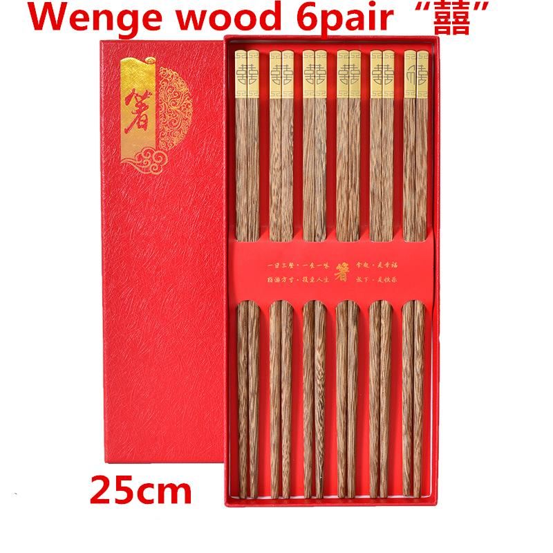 Wenge Ahşap 6 pair B Çin