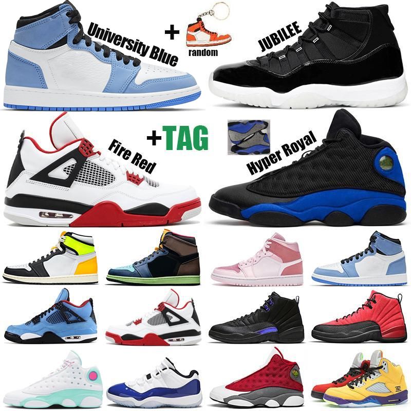 New Jumpman Men Basketball Shoes 1s University Blue 11s Concord 12s ...