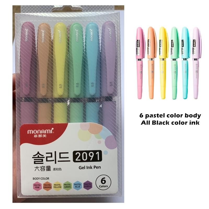 6pcs pastel set.