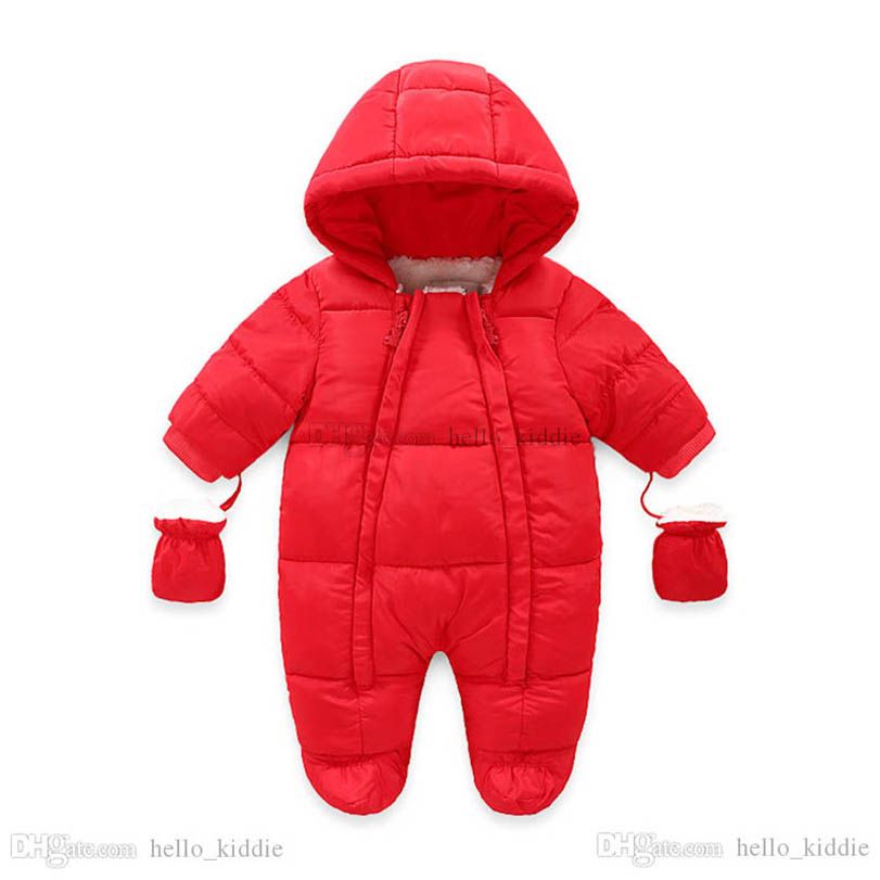 Baby Toddler 3 Piece All in One Snowsuit Romper Snowsuit Zipper Padding Onesie 