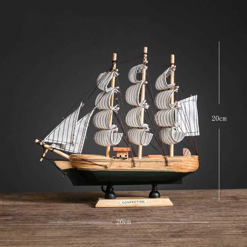 c Wooden Sailboat