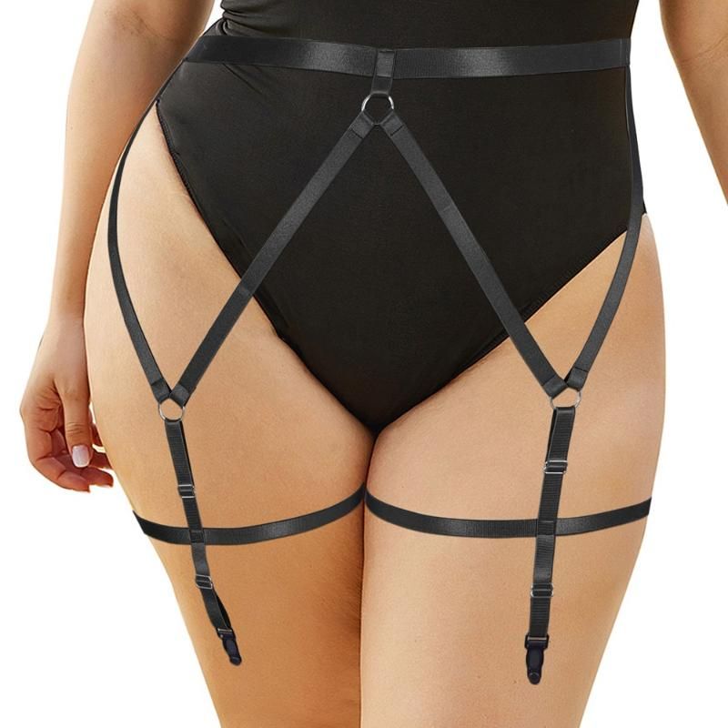 Sistemas Sujetadores para las mujeres tetonas Talla Lencería Elástica Bondage Gótico Estilo Gótico