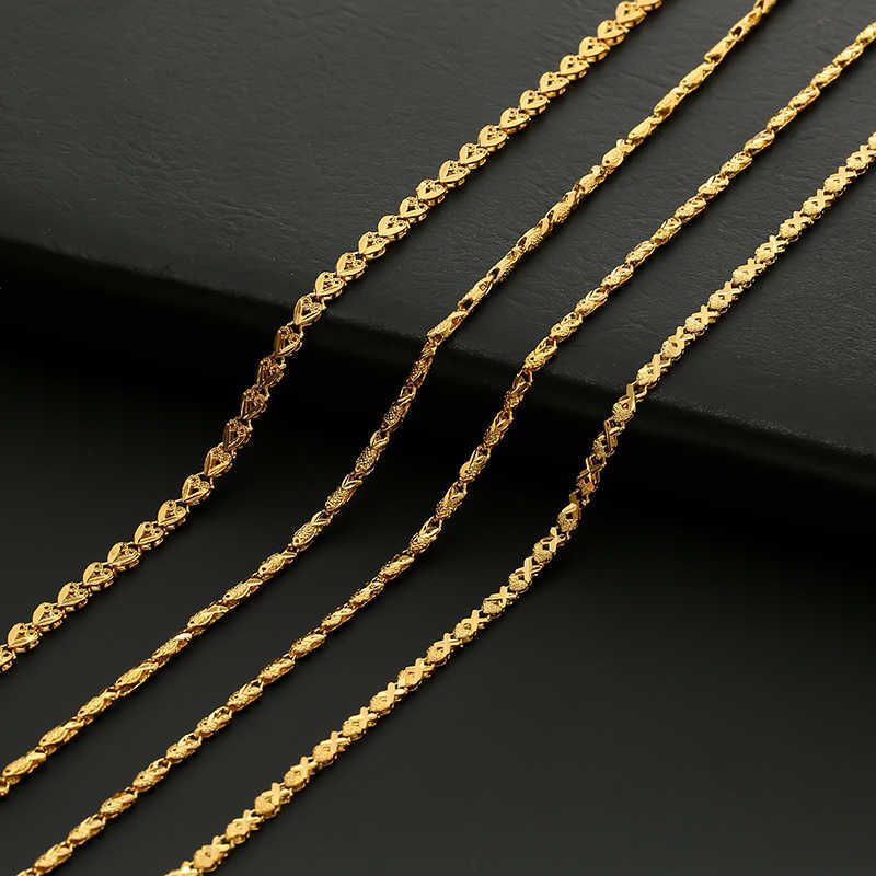 Fashion Plated 24K Gold Chain Necklace 