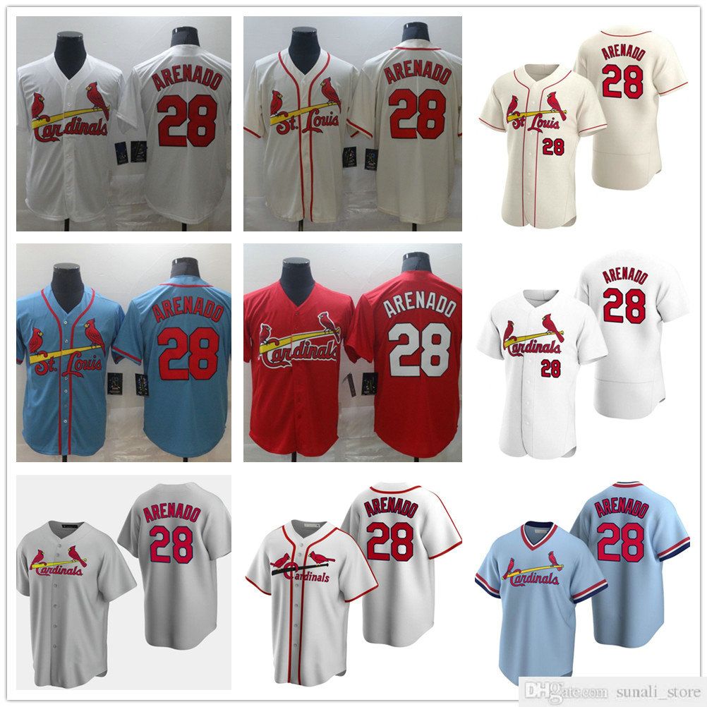 Kids 28 Nolan Arenado Jerseys White 