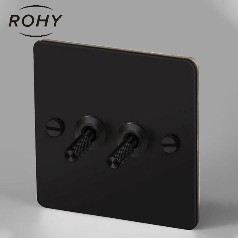 Interruttore Retrò A Levetta Singolo - Stile Vintage Per Casa E Hotel, 250V 6A - Foto 11