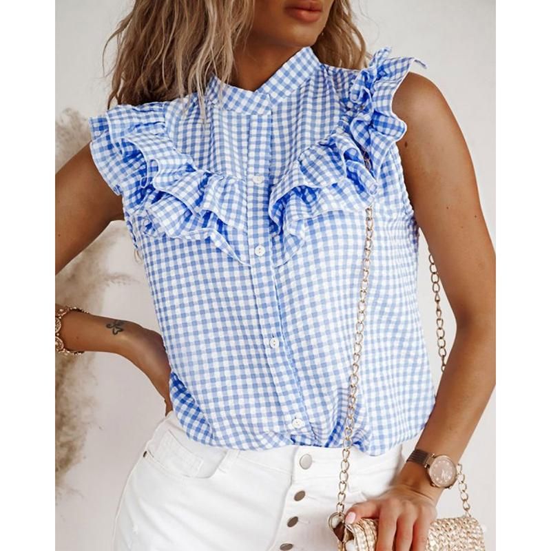 blusa feminina escocesa