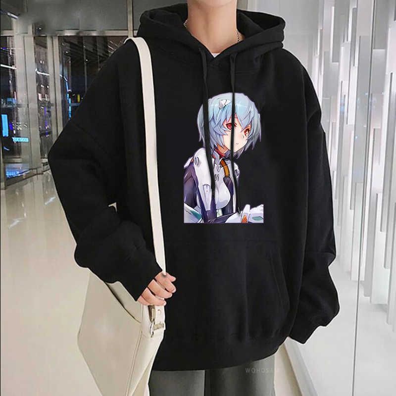 Japan Anime Evangelion Rei Ayanami Sweatshirt Hoodie Women Aesthetic Korean Fashion Cartoon Eva Girls Kawaii Sweet Cute Hoodies Y0804 Japan Anime Evangelion Rei Ayanami Sweatshirt Hoodie Women Aesthetic Korean Fashion Cartoon Eva Girls Kawaii Sweet Cute Hoodies Y0804