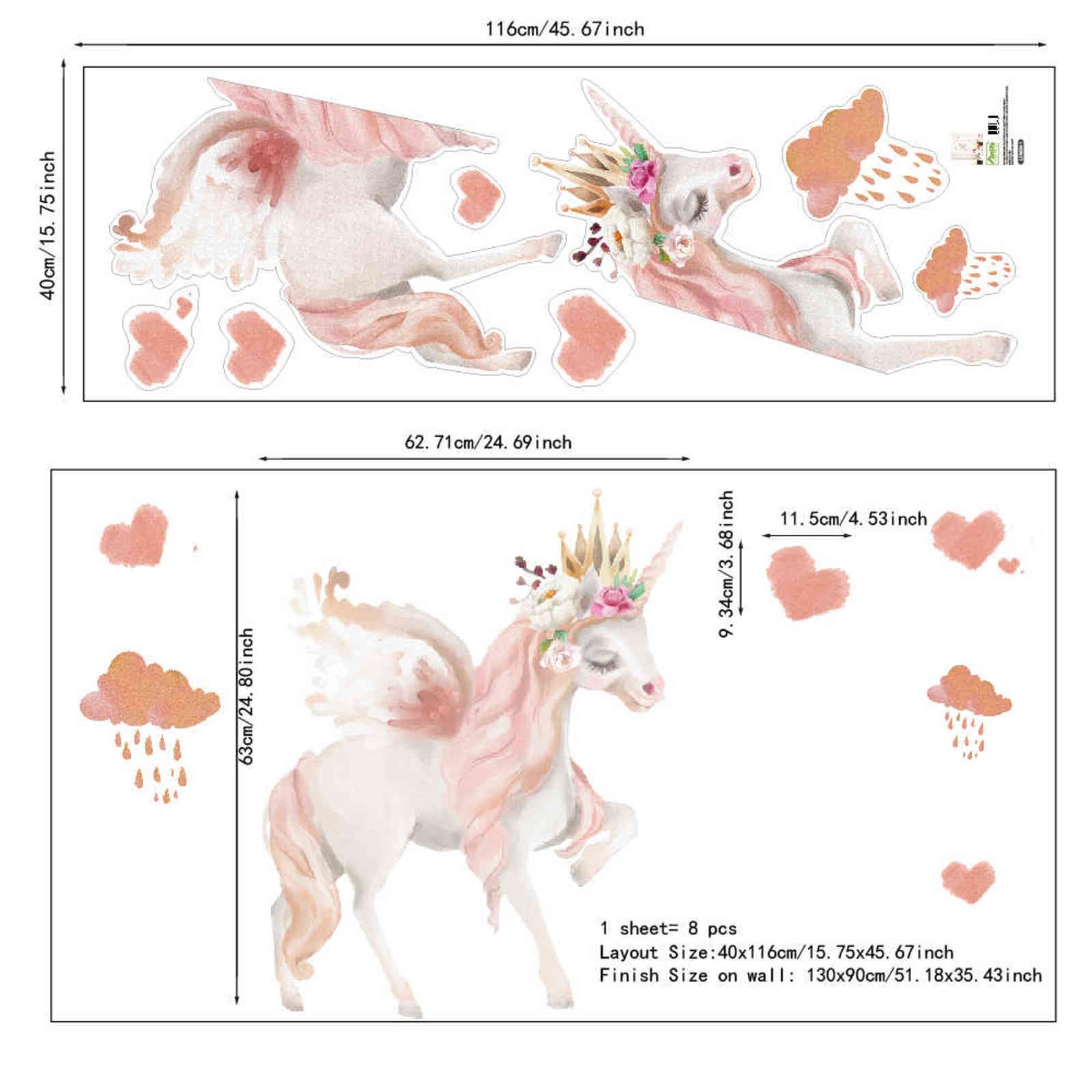 ピンクUnicorn-40x116cm 0.46ms