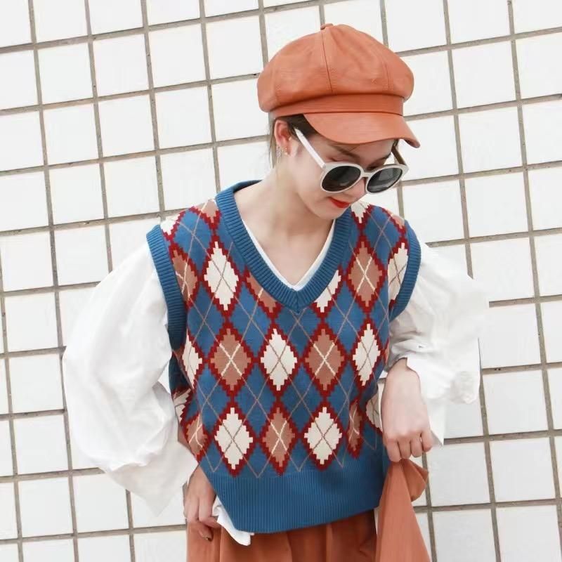argyle sweater vintage