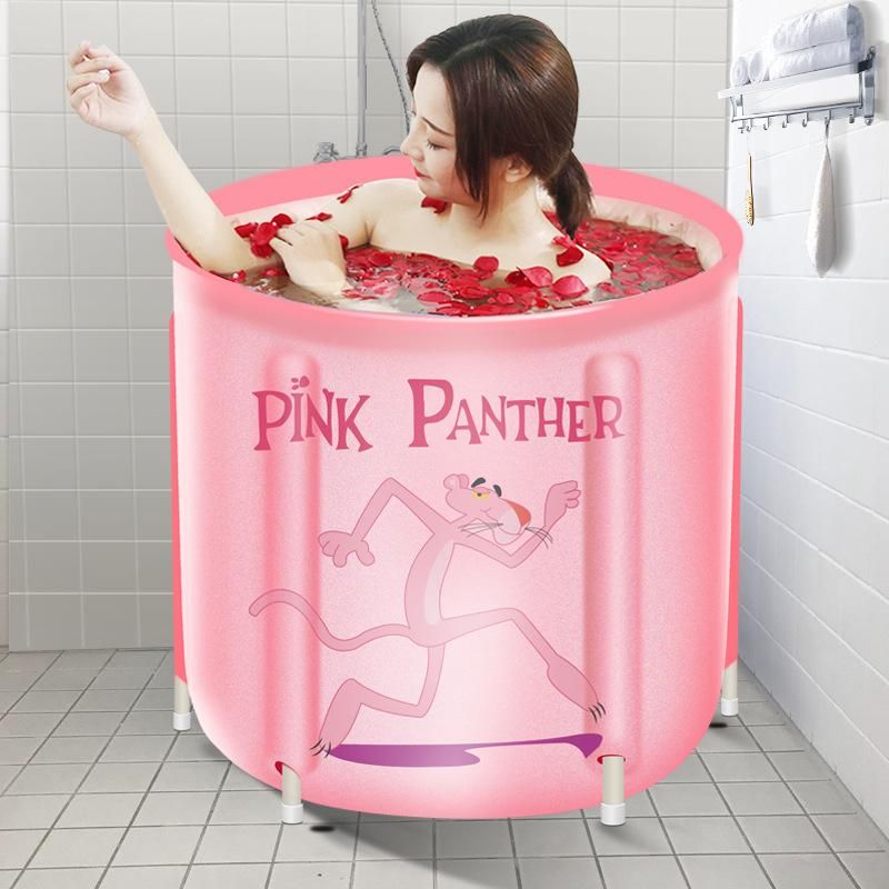 WTSW Vasca da bagno pieghevole Aumentare il spessore della vasca da bagno dWTSW Plastica della bolla del bagno adulto Vasca da bagno gonfiabile barilotto da bagno 