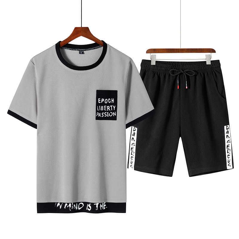 Grijze t-shirts shorts