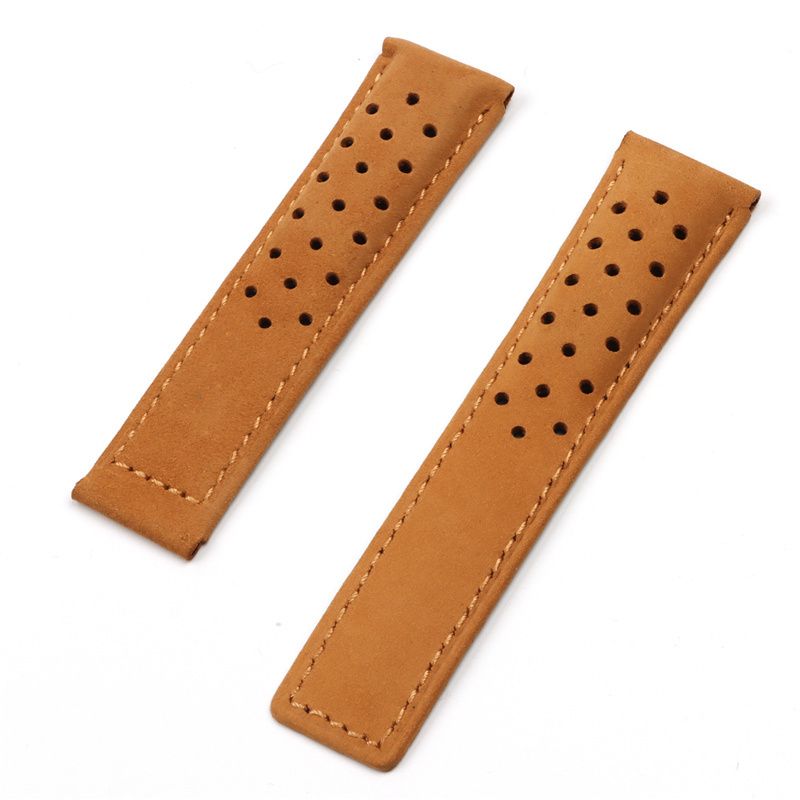 Brown Strap-No Buckle-22mm