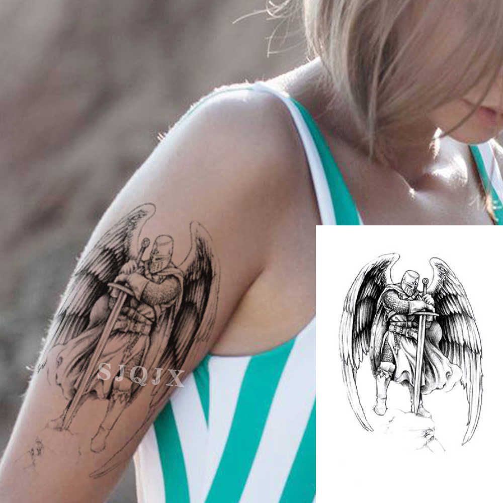 Tatouage Mi Ange Mi Demon Homme