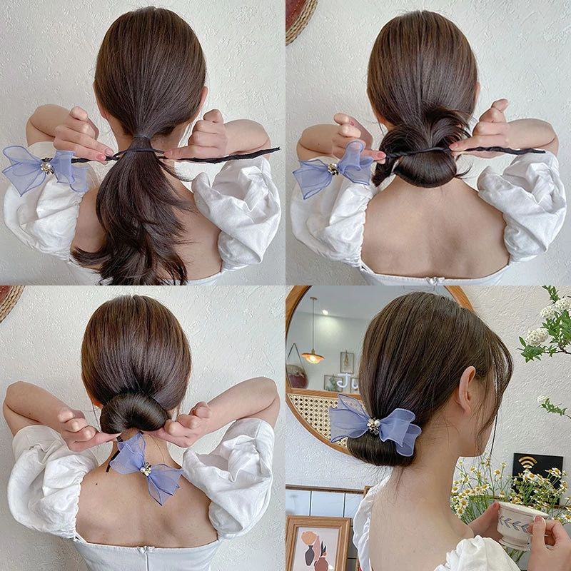 Flower Bud Fluffy Clip Hairpin Bun Hairstyle Hair Stick Women Elegant Scrunchies Flower Hair Maker Tools Hair Accessories Flower Bud Fluffy Clip Hairpin Bun Hairstyle Hair Stick Women Elegant Scrunchies Flower Hair Maker Tools Hair Accessories
