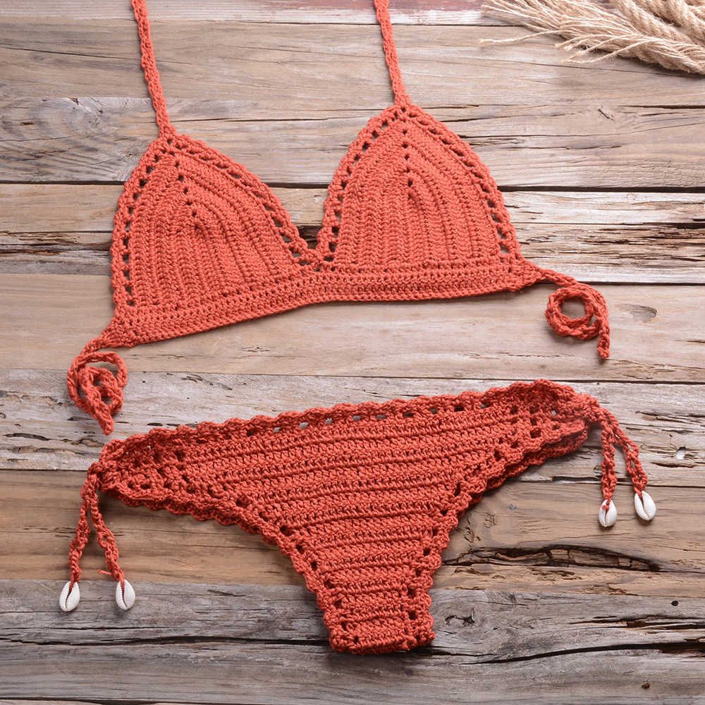 Bikini rouge rouille