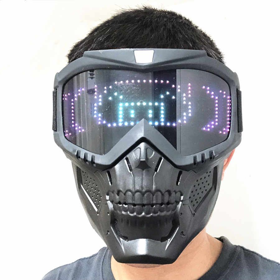 Schädel-LED-Maske