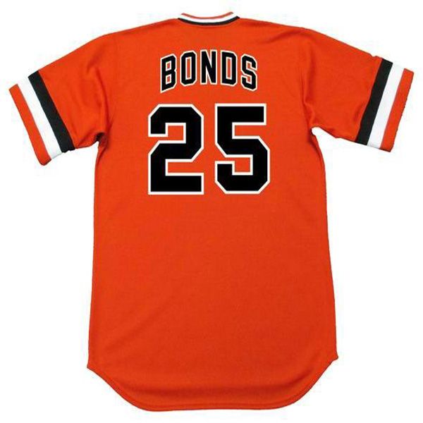 25 Barry Bonds 1970#039;s orange