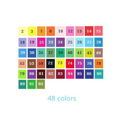 48 couleurs