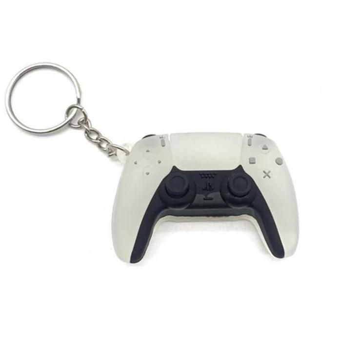 Щечки PS5 Игровой контроллер брелок Mini GamePad автомобиль брелок мода сумка кулон милая консоль мягкий резиновый ключ цепи мужчин мальчик подарок