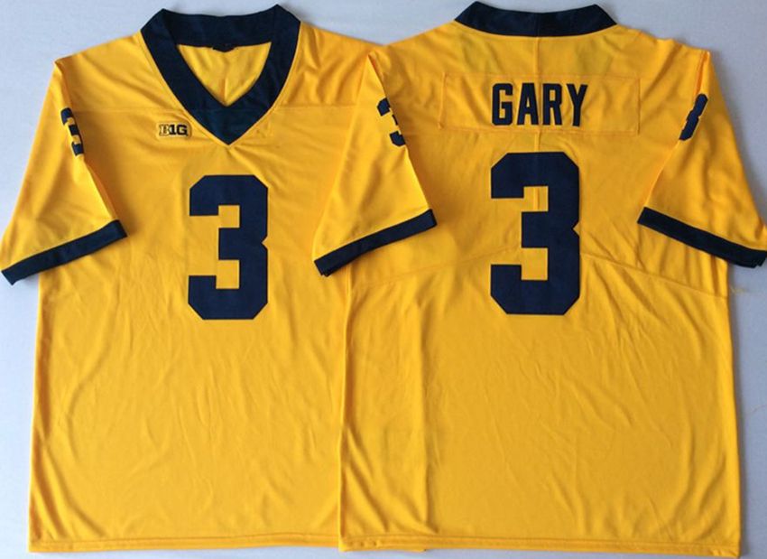 3 Rashan Gary Yellow Jersey