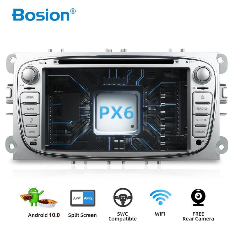 licht groot gazon Player Bosion 2 Din DSP Android 10 Car DVD Multimedia GPS Navi For Focus2  Mondeo Galaxy