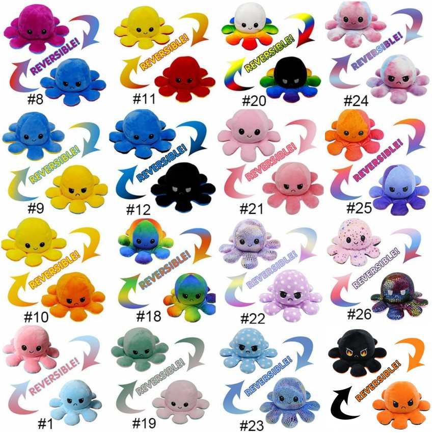 two mood octopus toy
